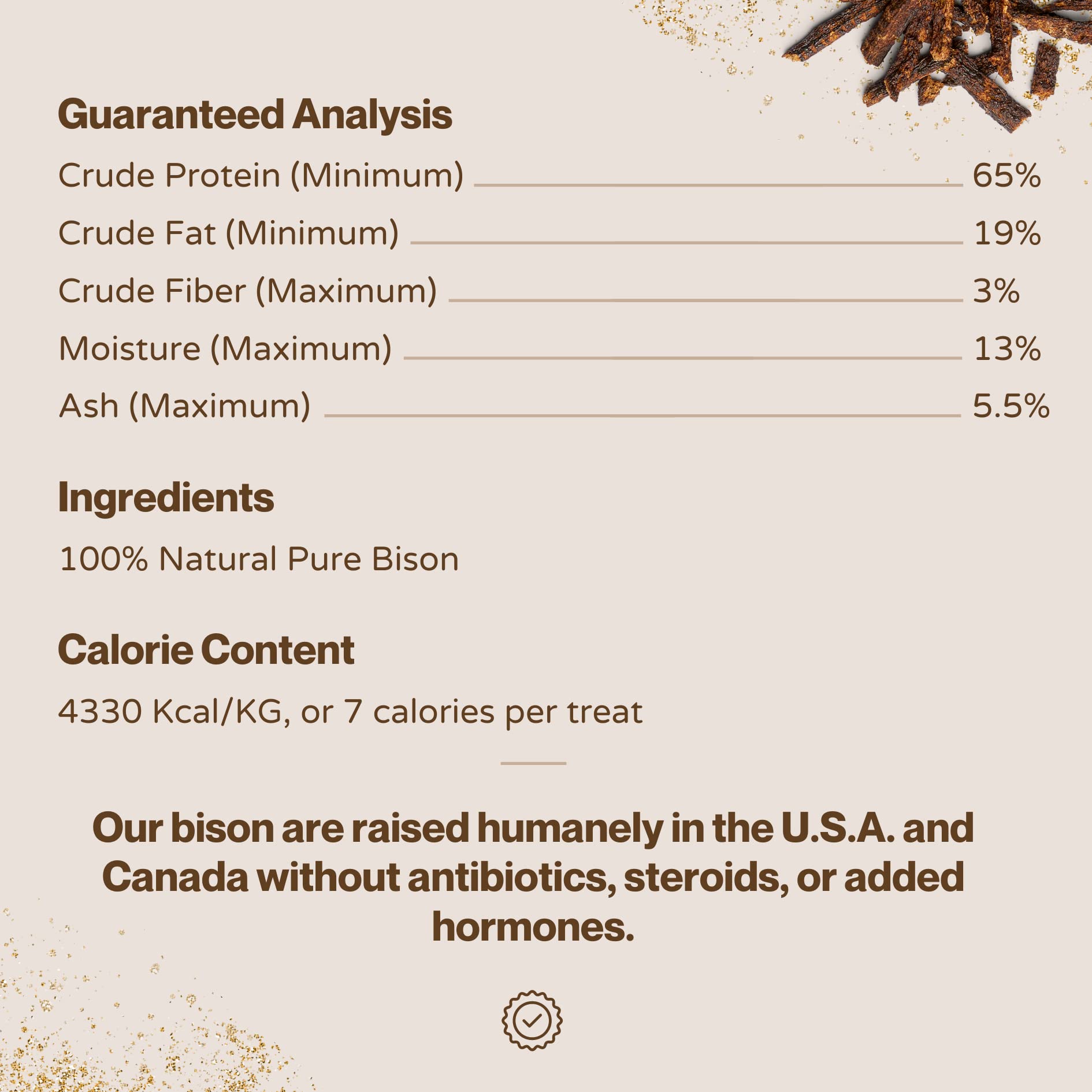 Boulder Dog Food Company Bison Bits training treat grain-free option