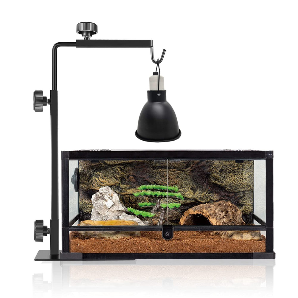 BOURDSERK reptile lamp stand easy installation for rapid setup