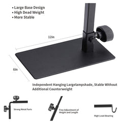 BOURDSERK reptile metal lamp stand glass-terrarium-fit fits over glass enclosures.