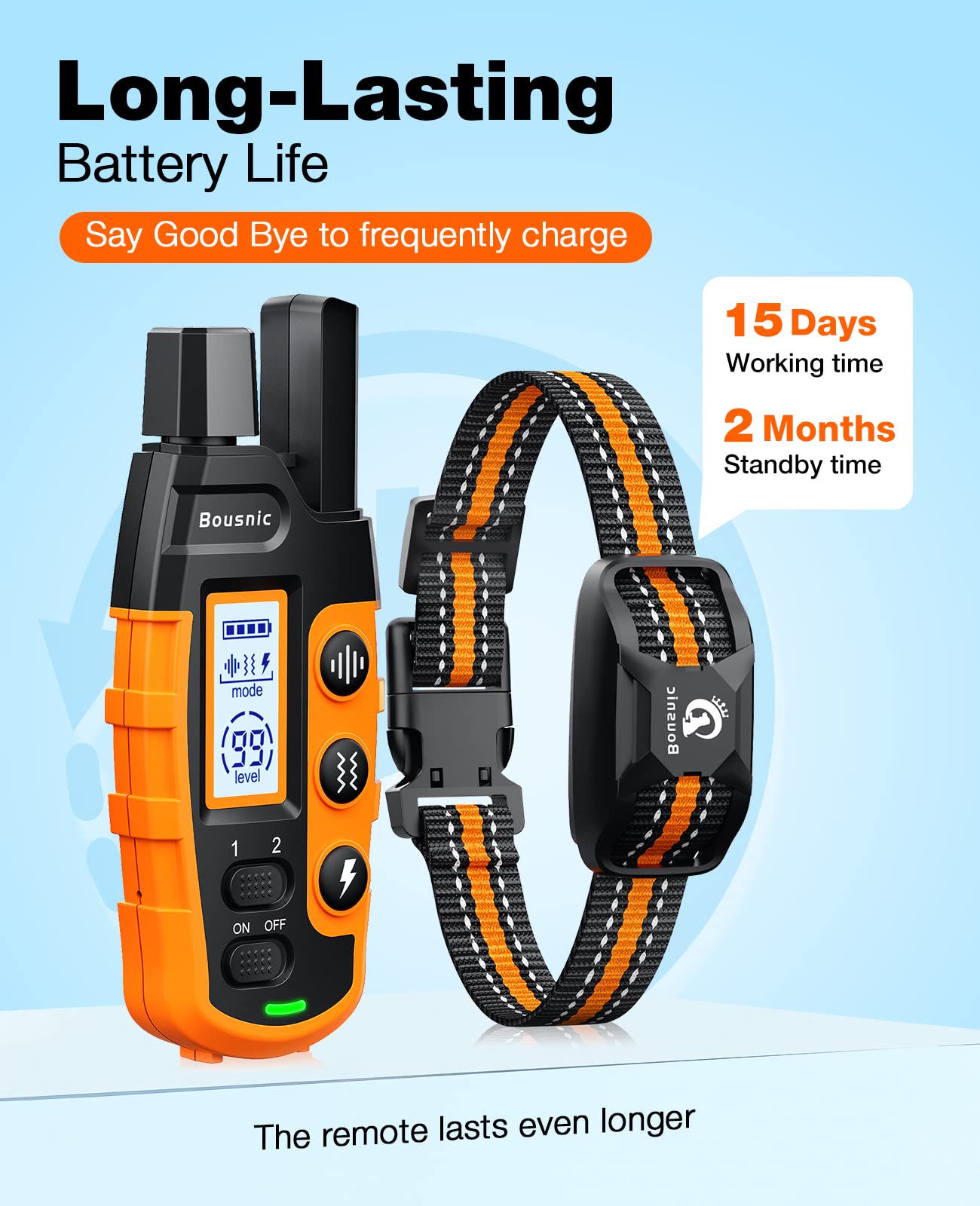 Bousnic 3300ft range enables extended outdoor training distances