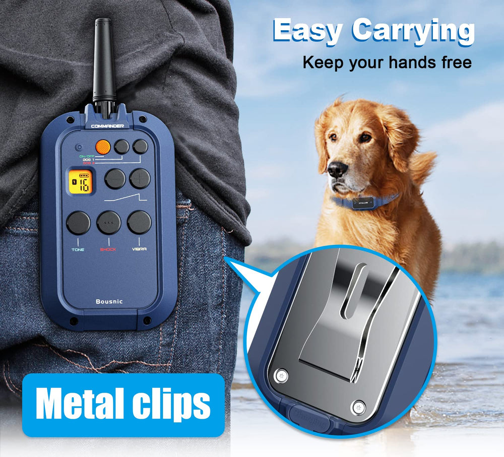 BOUSNIC remote belt clip keeps the remote secure during outdoor walks.