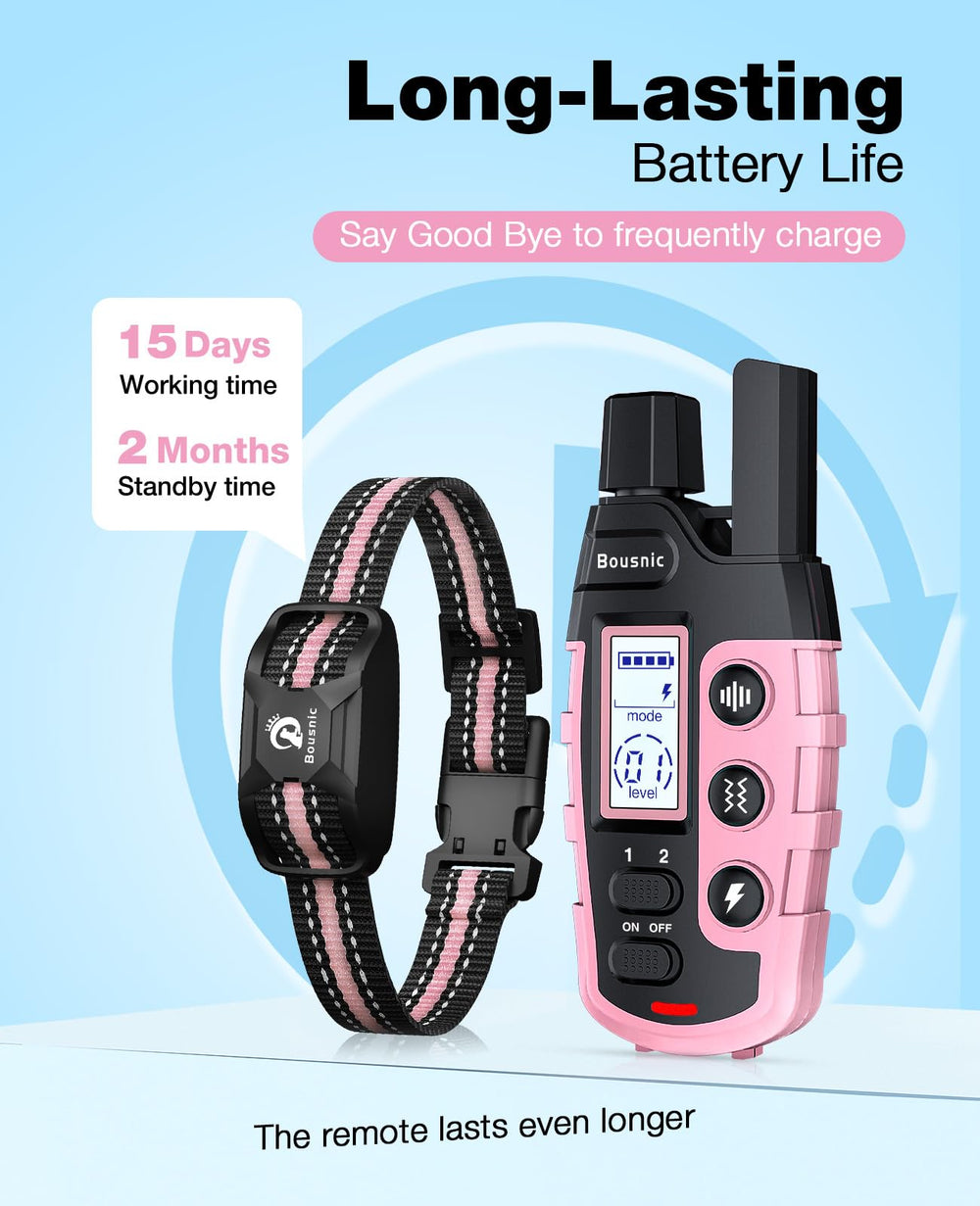 Bousnic dog size range 5-120 lbs highlighting versatile compatibility.