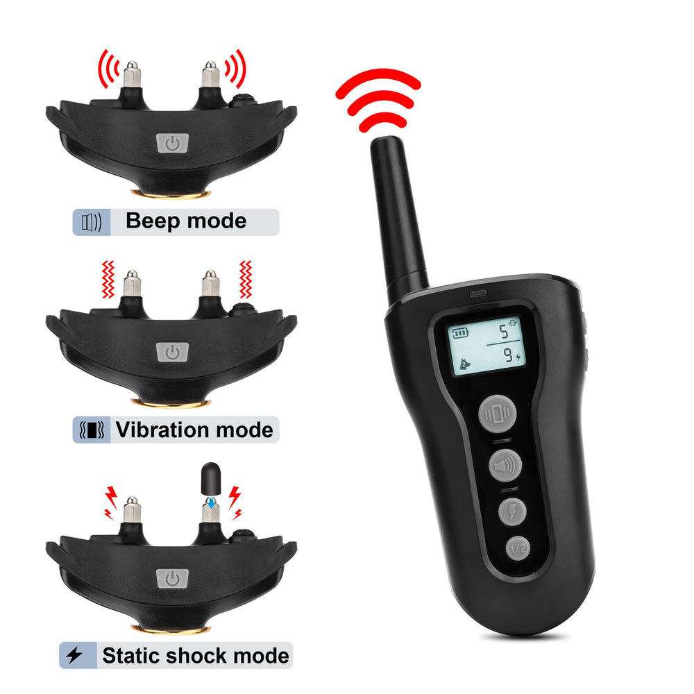 BOUSNIC dual-channel setup for two dogs supports simultaneous training.