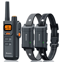 BOUSNIC dog training collar remote antenna range demonstrates long-range reliability for outdoor recall