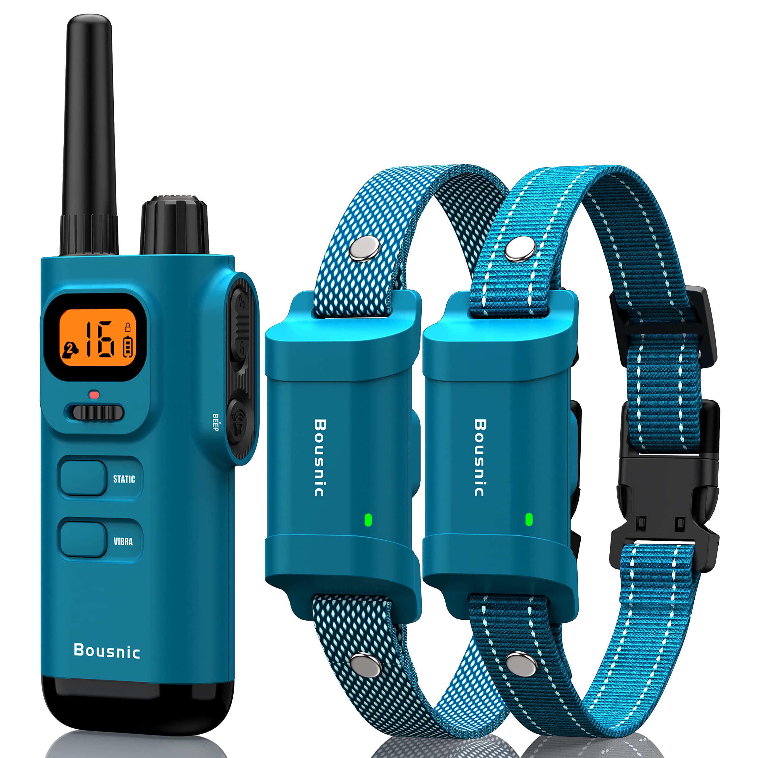 Bousnic dog training collar remote enables long-range off-leash training with confidence.