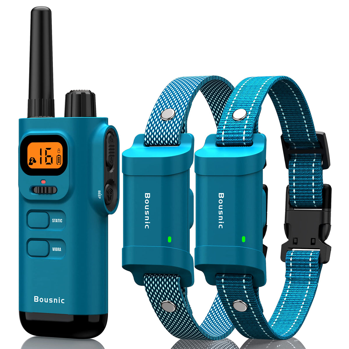 Bousnic dog training collar remote enables long-range off-leash training with confidence.