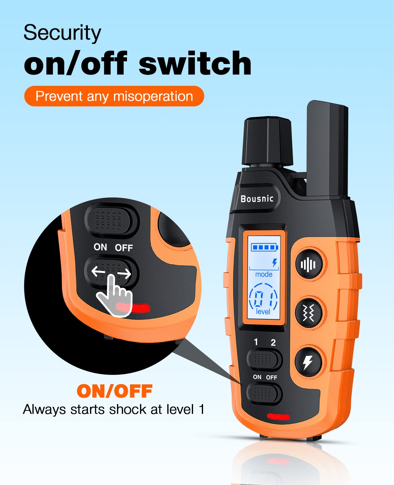 Bousnic long-lasting remote battery for weekend trips