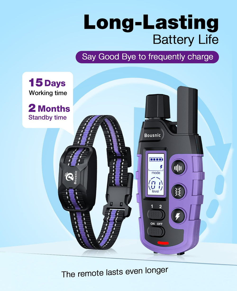 BOUSNIC remote and receiver offer long battery life for trips.