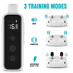 Bousnic remote control highlighting long-range training settings
