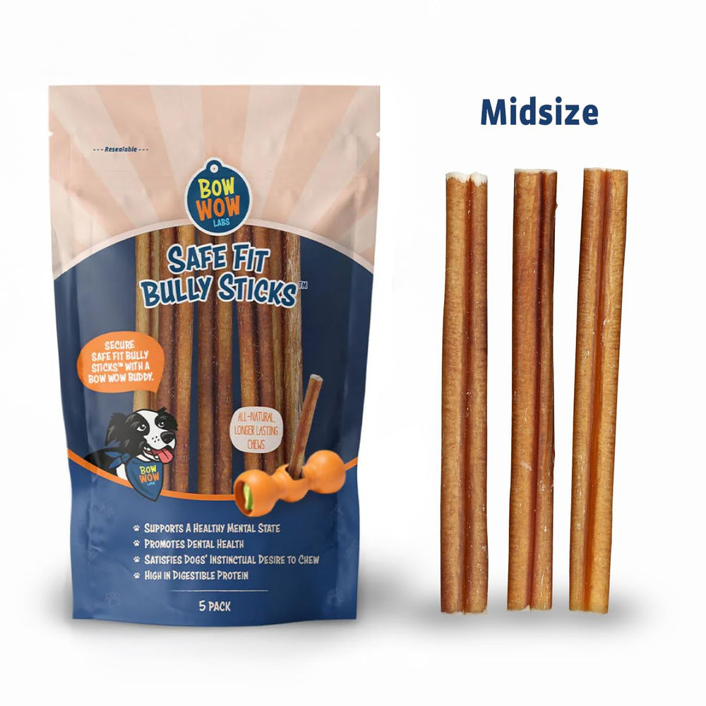 Bow Wow Labs freshness jar preserves bully sticks and extends chew time