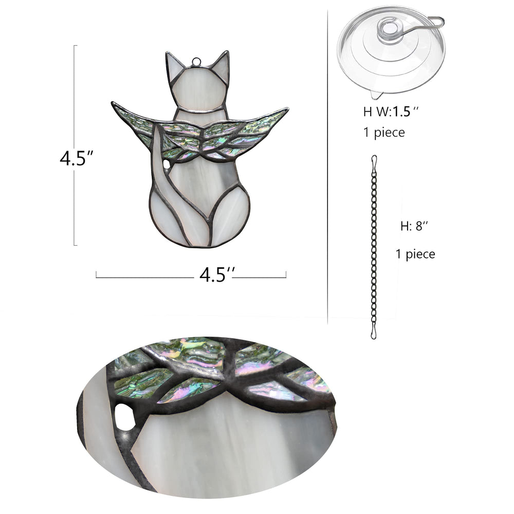BOXCASA iridescent cat memorial gift showcases vibrant colors for cherished memories