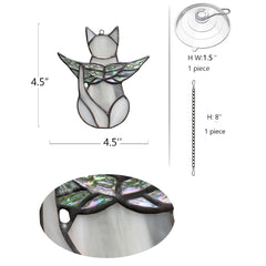 BOXCASA iridescent cat memorial gift showcases vibrant colors for cherished memories