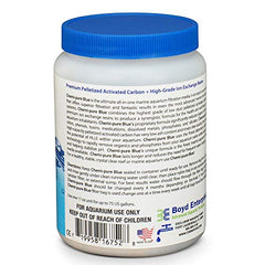 Boyd Chemi-Pure Blue media pour shows ready-to-use moisture for immediate filtration balance.