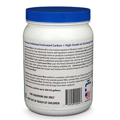 Boyd Chemi-Pure Blue moist-packed media close-up with activated carbon and resins.