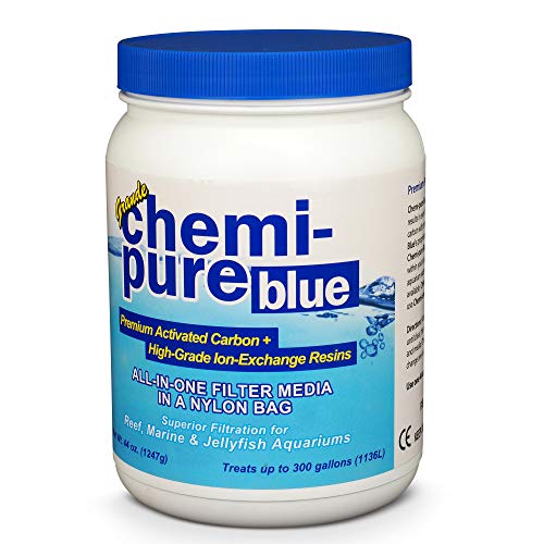 Moist packaging detail showing freshness-preserving packaging for Chemi-Pure Blue.