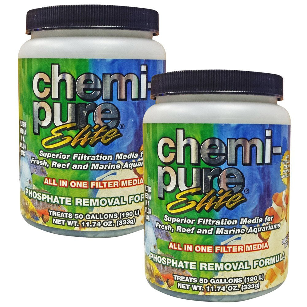 Boyd Enterprises Chemi-Pure Elite 2-pack bottle for aquarium filtration and clearer water.