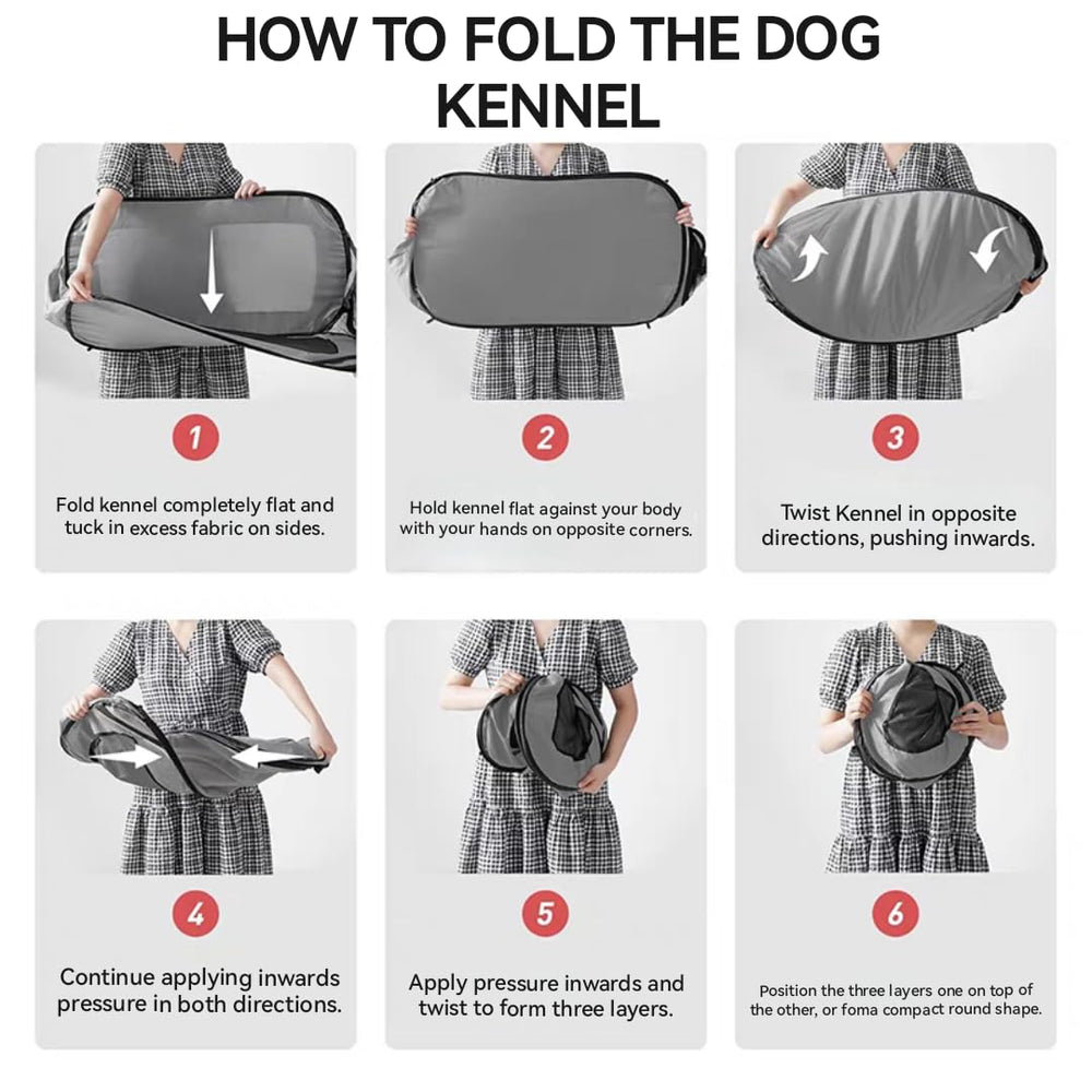 BOYUZHE waterproof bottom dog kennel easy cleaning after outdoor use.