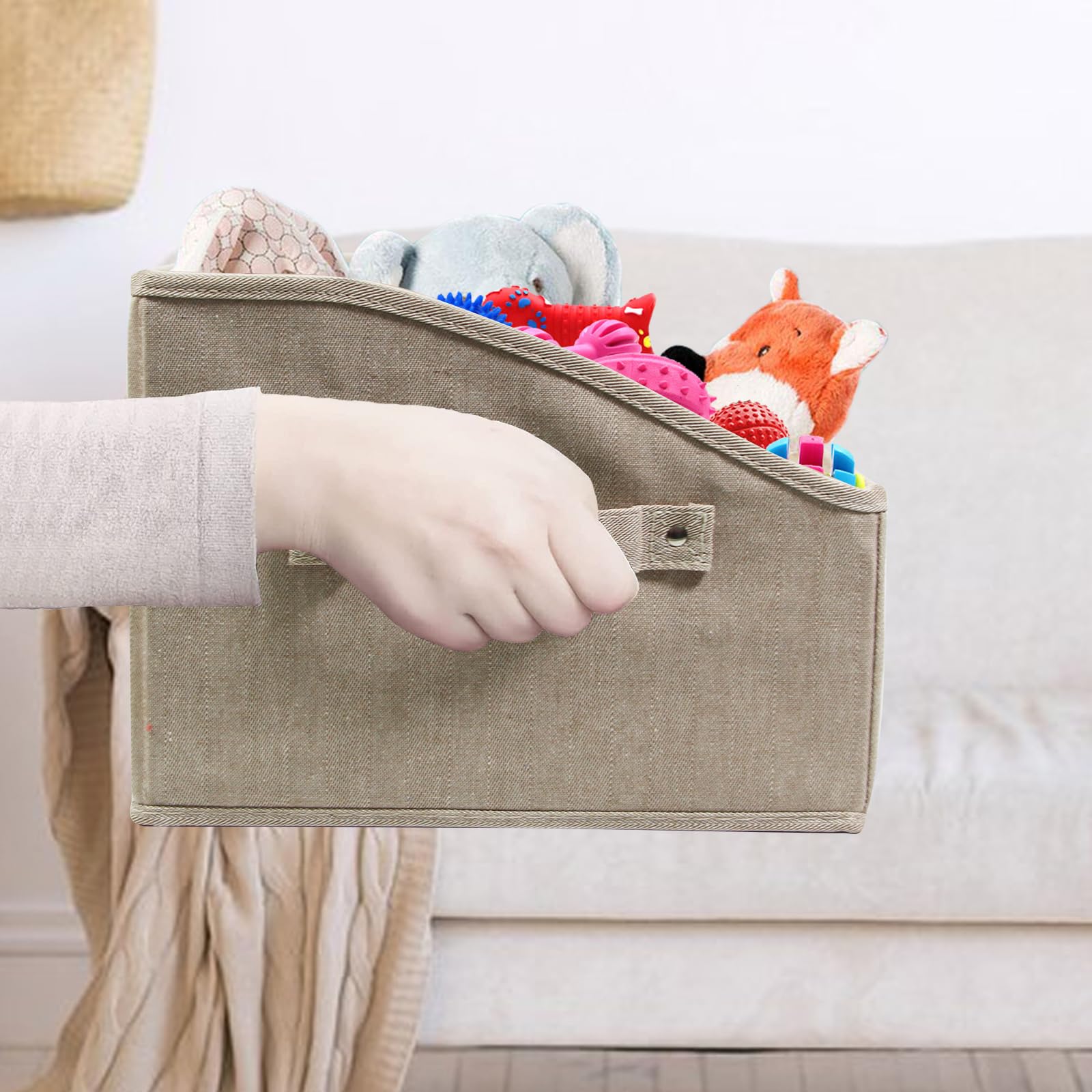 Brabtod easy-clean fabric shows damp cloth wipe-clean convenience.