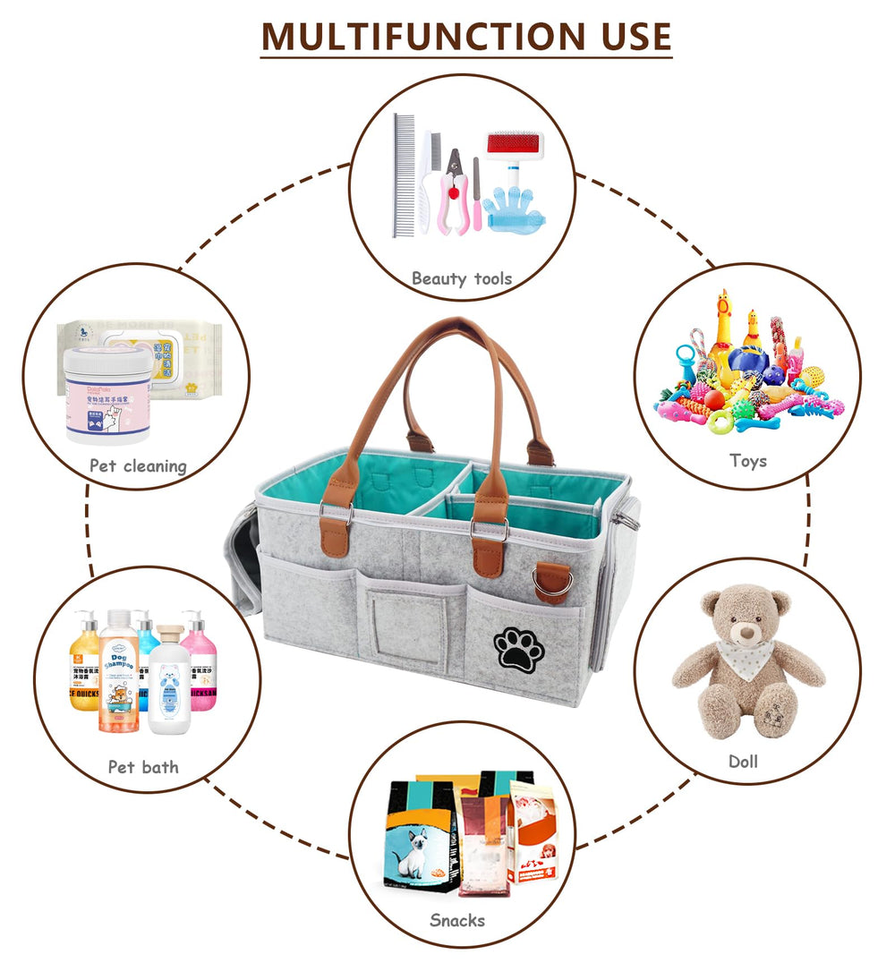 Brabtod Felt Dog Grooming Bag easy-clean surface for maintenance