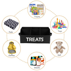 Brabtod durable linen fabric bin easy to clean with damp cloth.