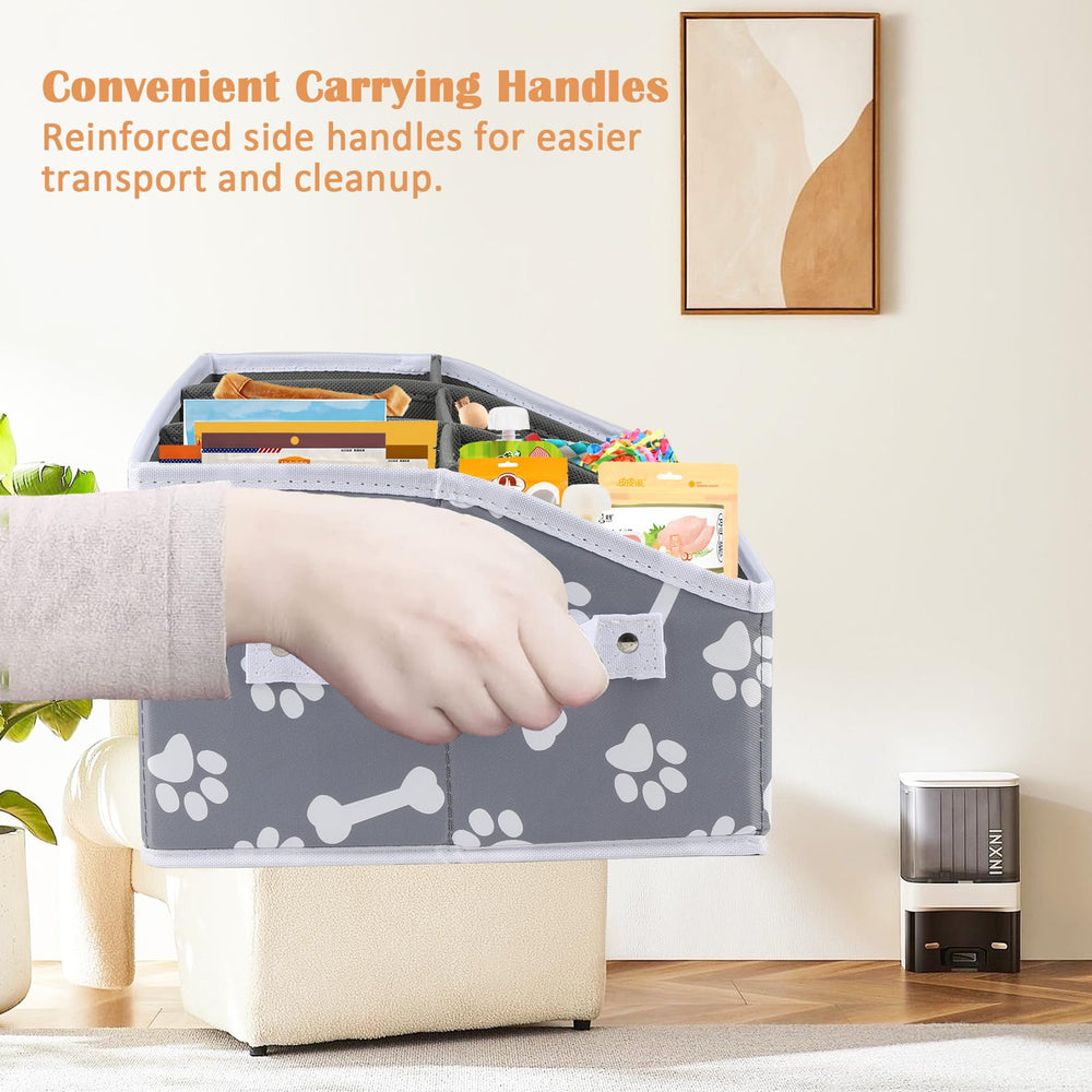 Brabtod open-design bin provides quick grab-and-go access to rewards.
