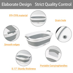 BREENHILL dog bath tub with drain plug for quick water removal.