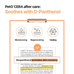 Breezytail PetO’Cera bottle highlights ceramide-based nourishment for a healthier-looking coat.