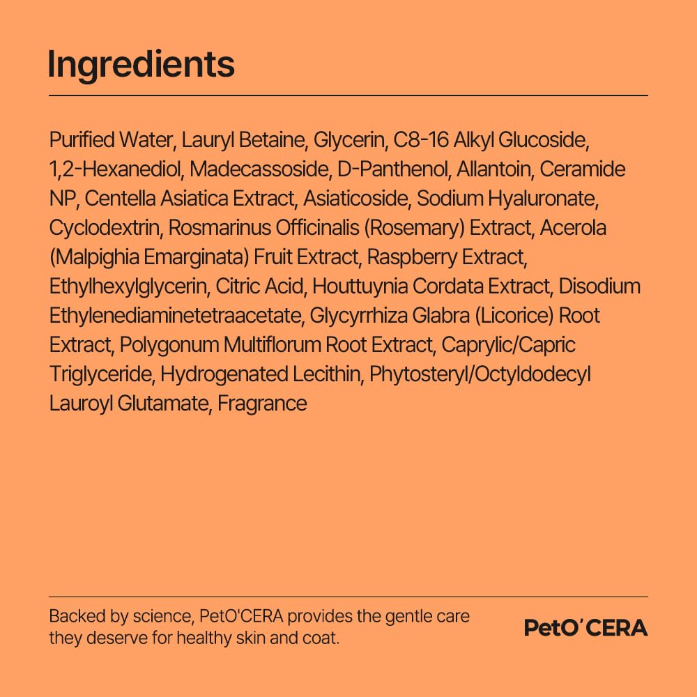 Breezytail PetO’Cera Cotton Bloom scent keeps coats refreshed without irritation.