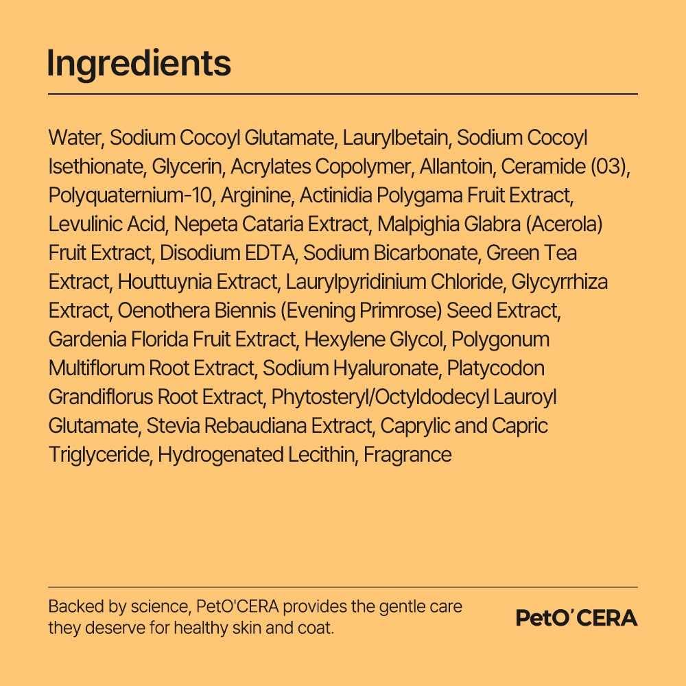 Breezytail PetO’Cera 300ml packaging—compact bottle ideal for home grooming kits.