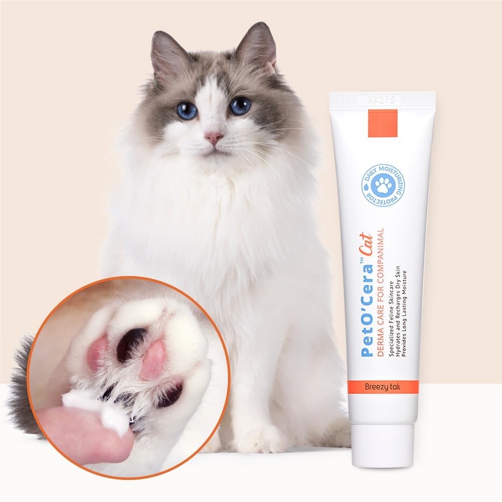 Breezytail PetO'Cera Cat Cream has no fragrance for sensitive noses.