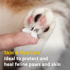 Breezytail PetO'Cera Cat Cream massaged into a hotspot for relief.