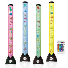 Brewish 4FT sensory LED water bubble lamp calms with ambient light
