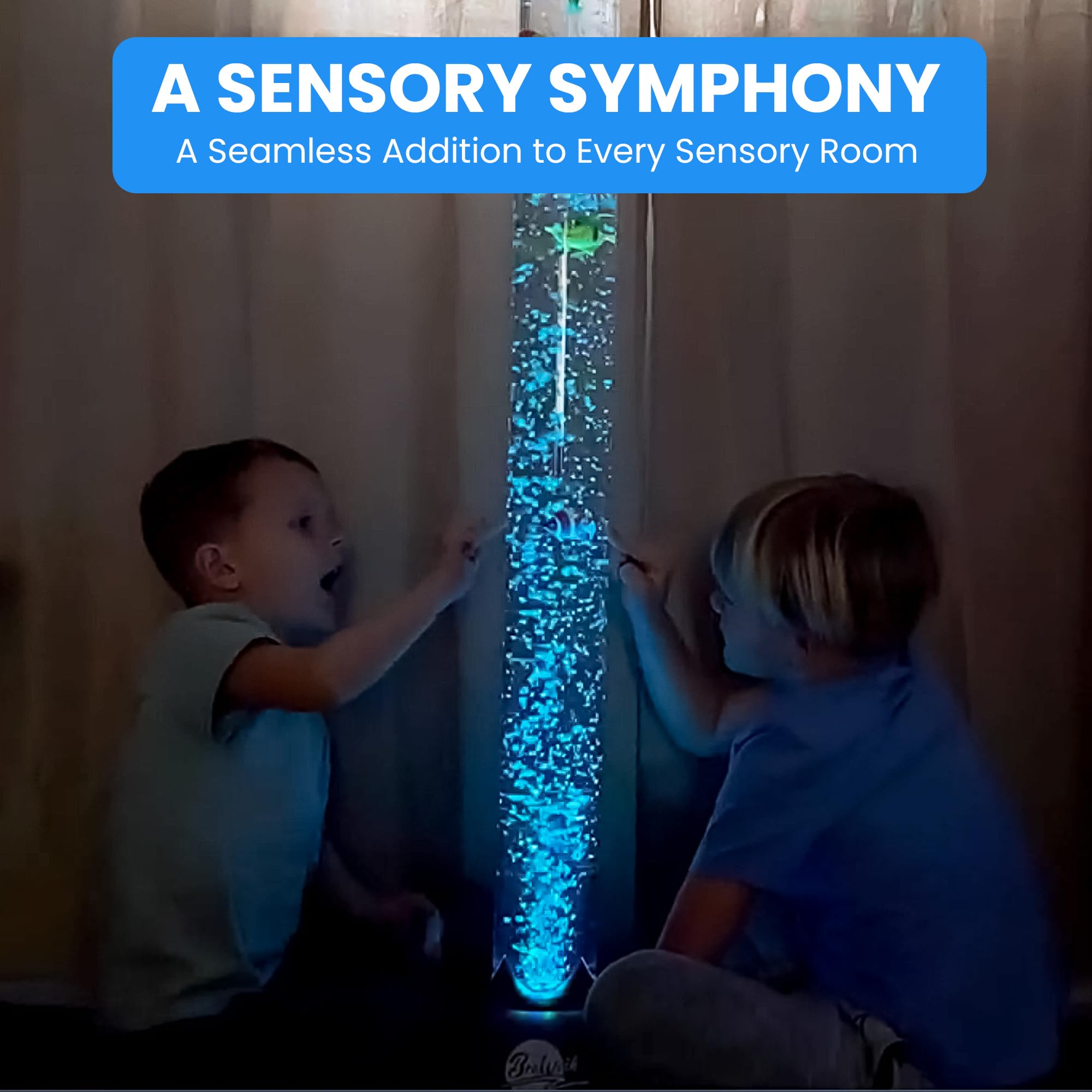 Brewish 4FT lamp shows 16 color options and transitions for mood lighting