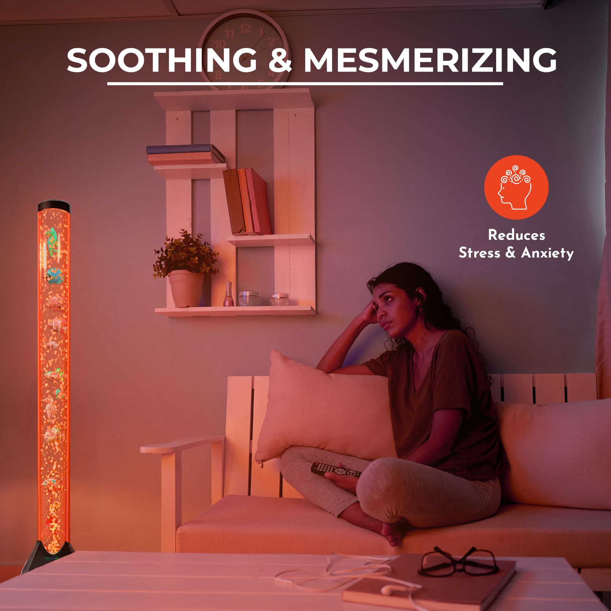 Fast setup in minutes makes it ready for immediate mood enhancement