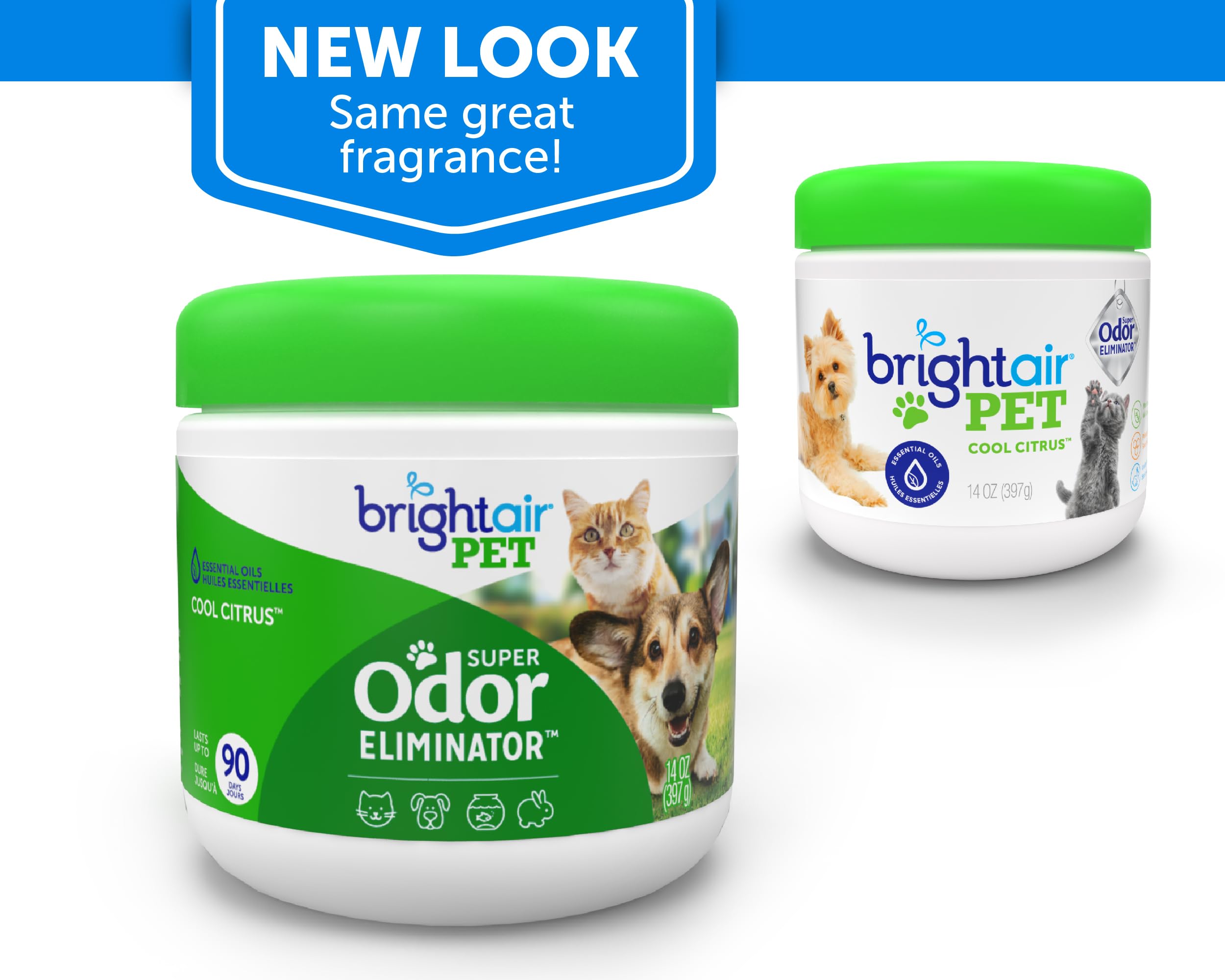 Bright Air vented lid reveals remaining gel for easy replacement reminders