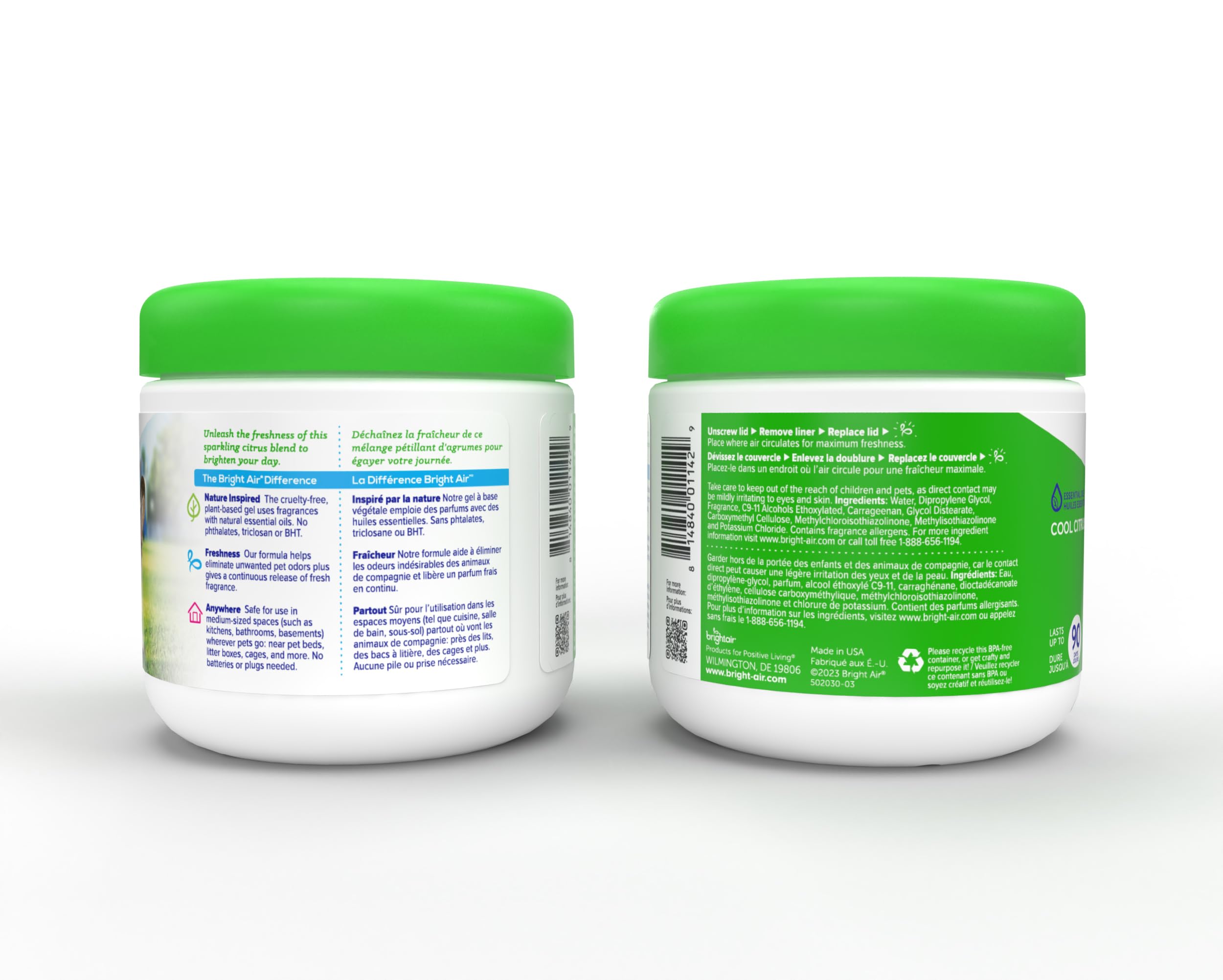 Bright Air near pet bed shows odor management in pet areas