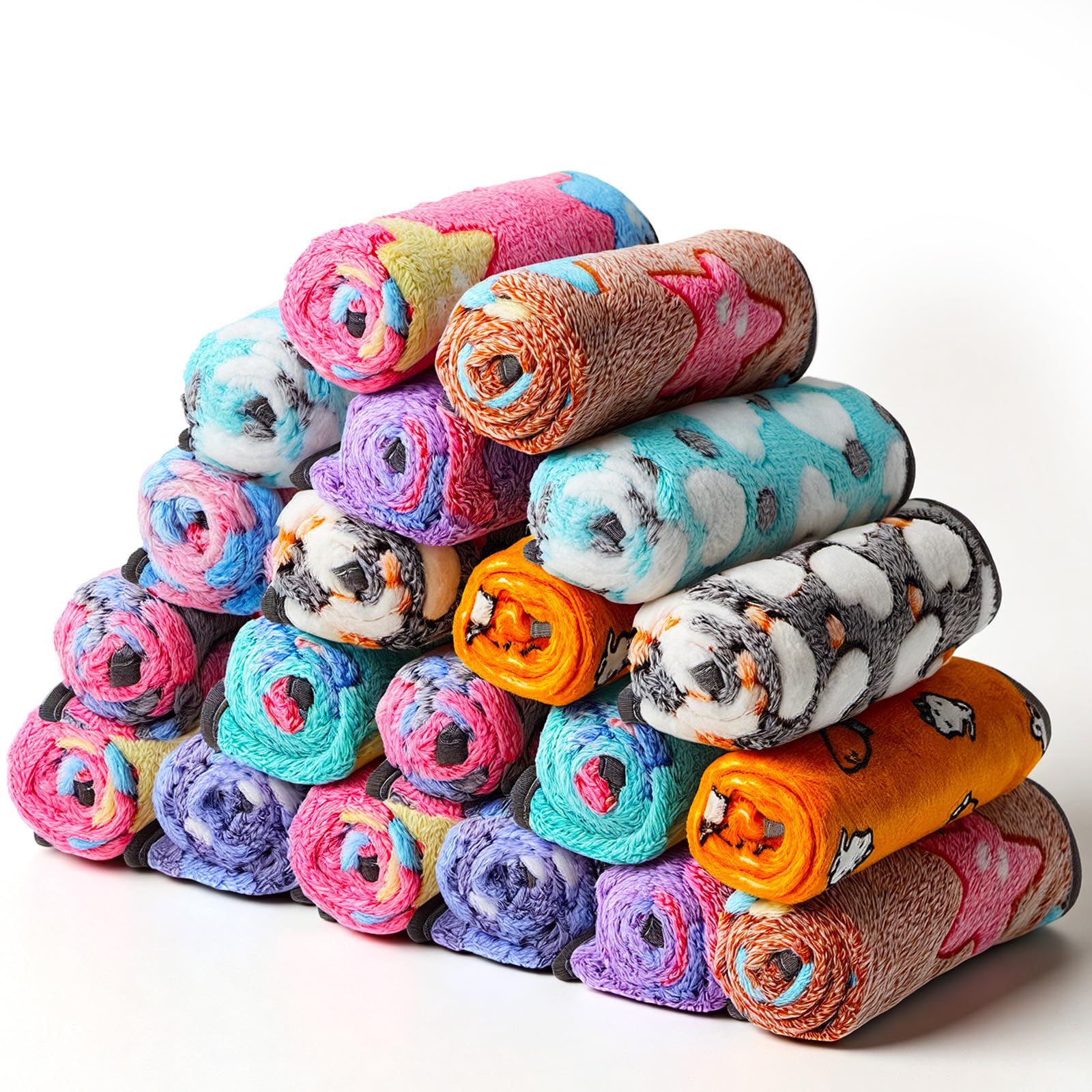 BrightRow puppy blanket heart pink pattern provides cozy warmth for small pets