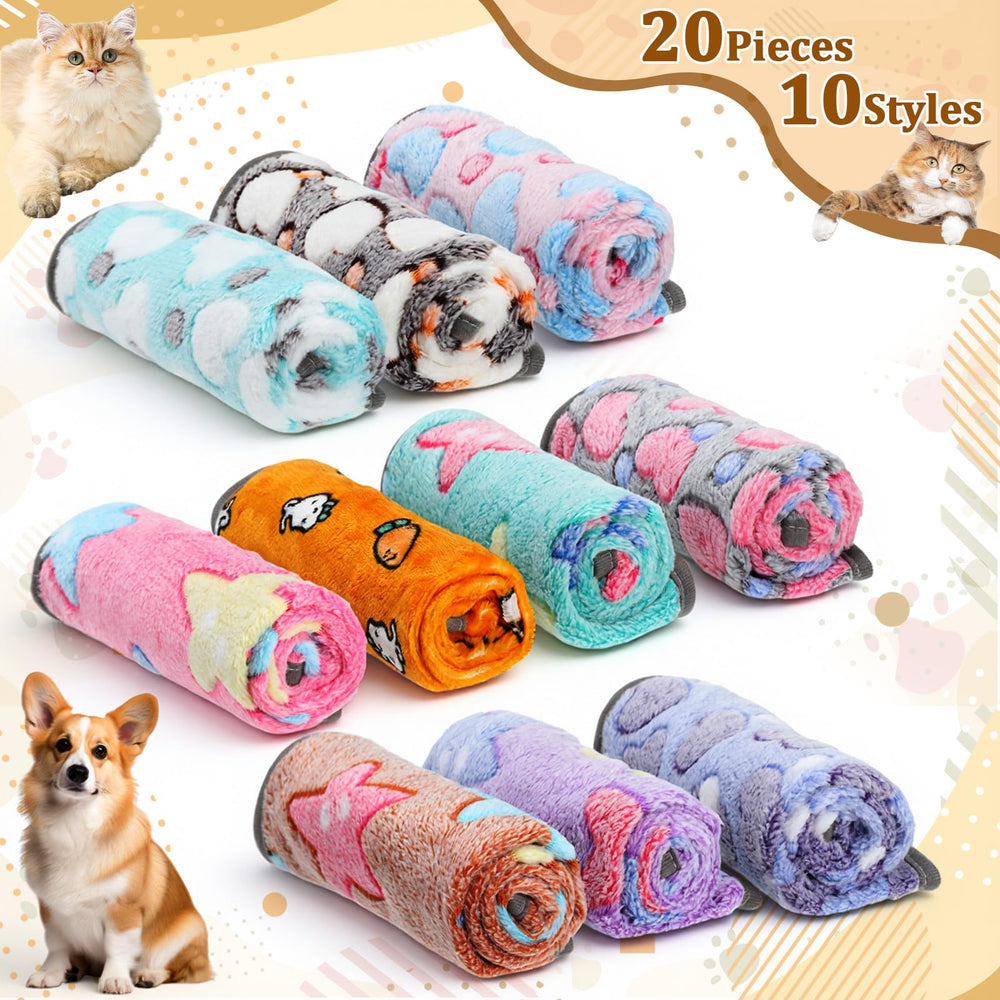 BrightRow puppy blanket starfish pink pattern ideal for travel and nap time