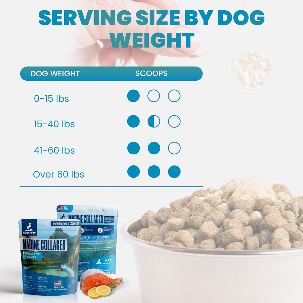 Brightway Pets Wild Caught Marine Collagen third-party testing seal.