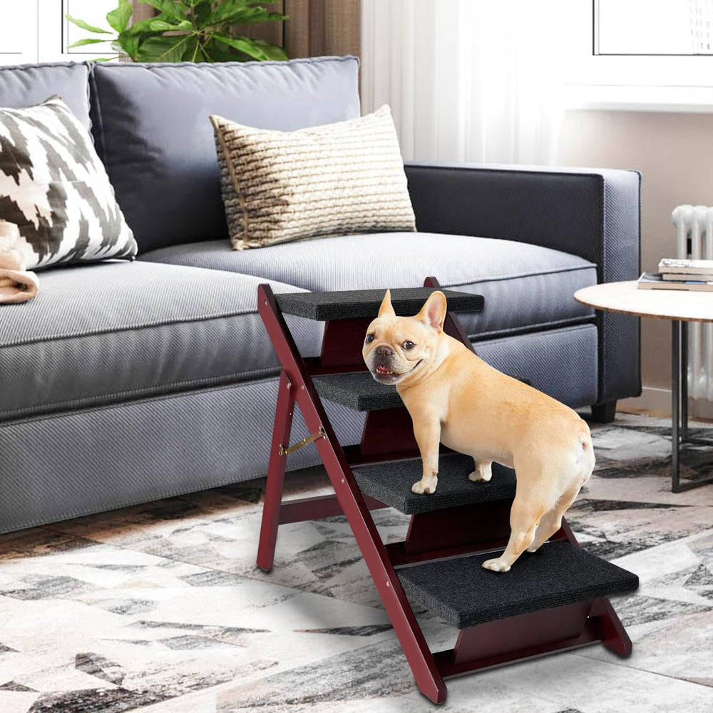 BRIKY wooden dog stairs ready-to-use with no assembly required