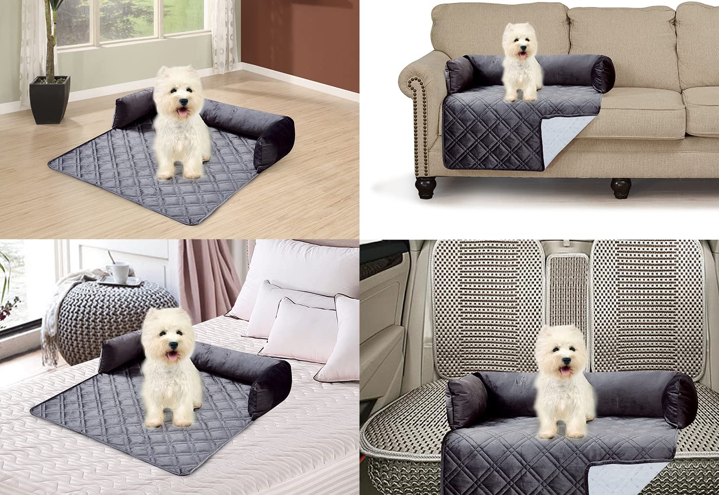 Brilliant Sunshine calming dog bed mat medium size fits many medium dog breeds.