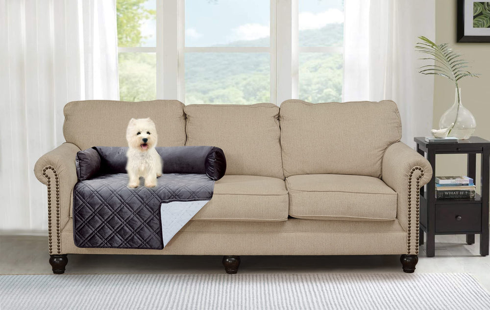 Brilliant Sunshine calming dog bed mat slip-resistant back helps keep the mat in place on furniture.