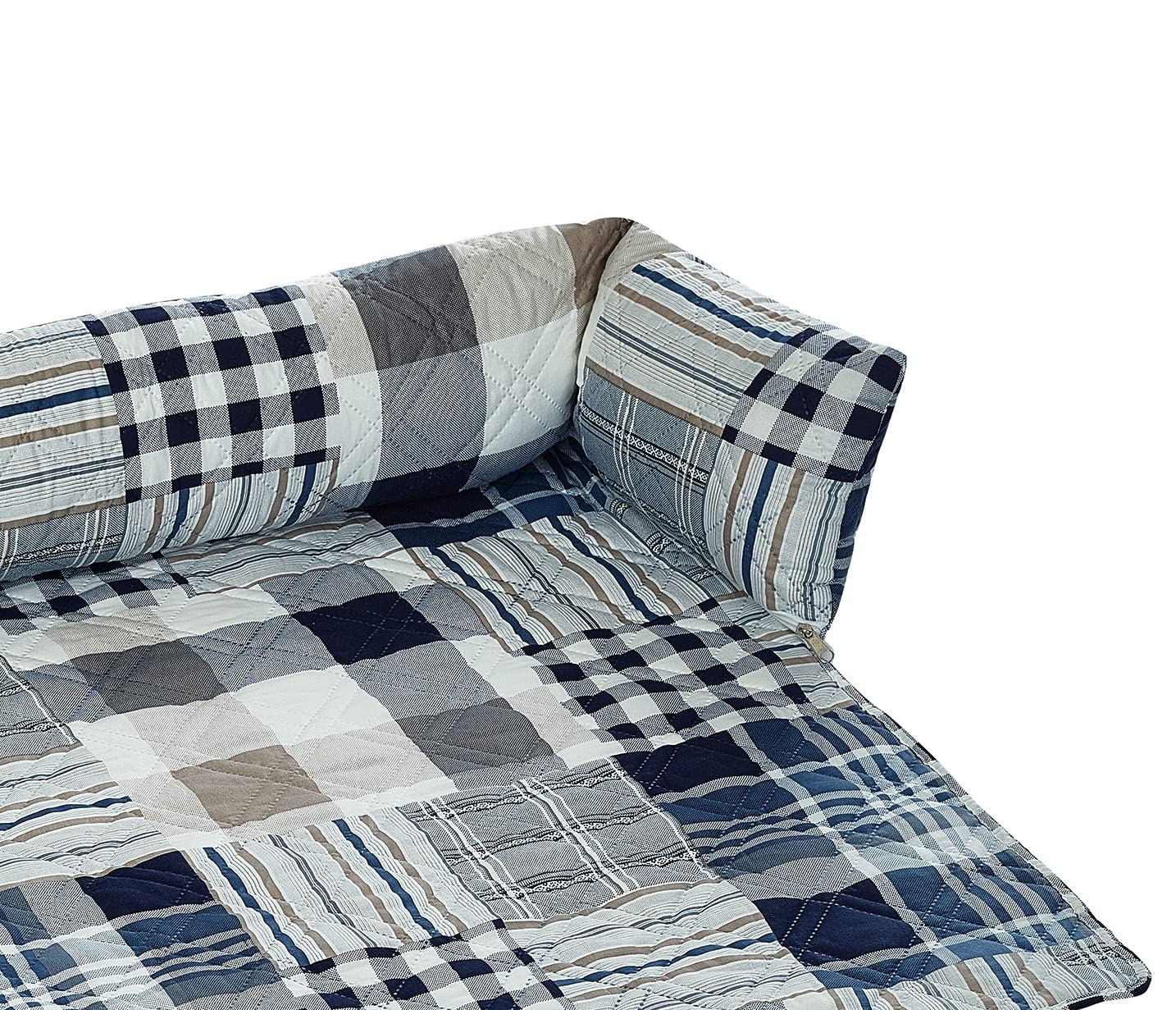 Brilliant Sunshine quilted dog bed removable cover easy-care machine washable