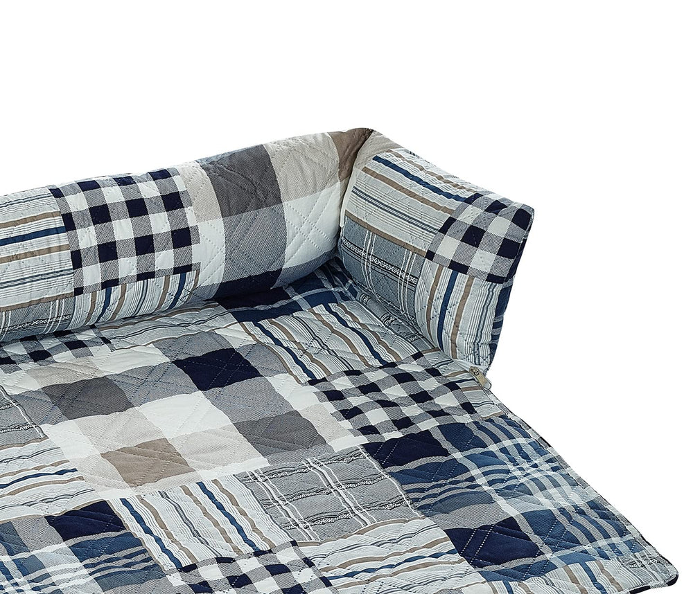 Brilliant Sunshine quilted dog bed removable cover easy-care machine washable