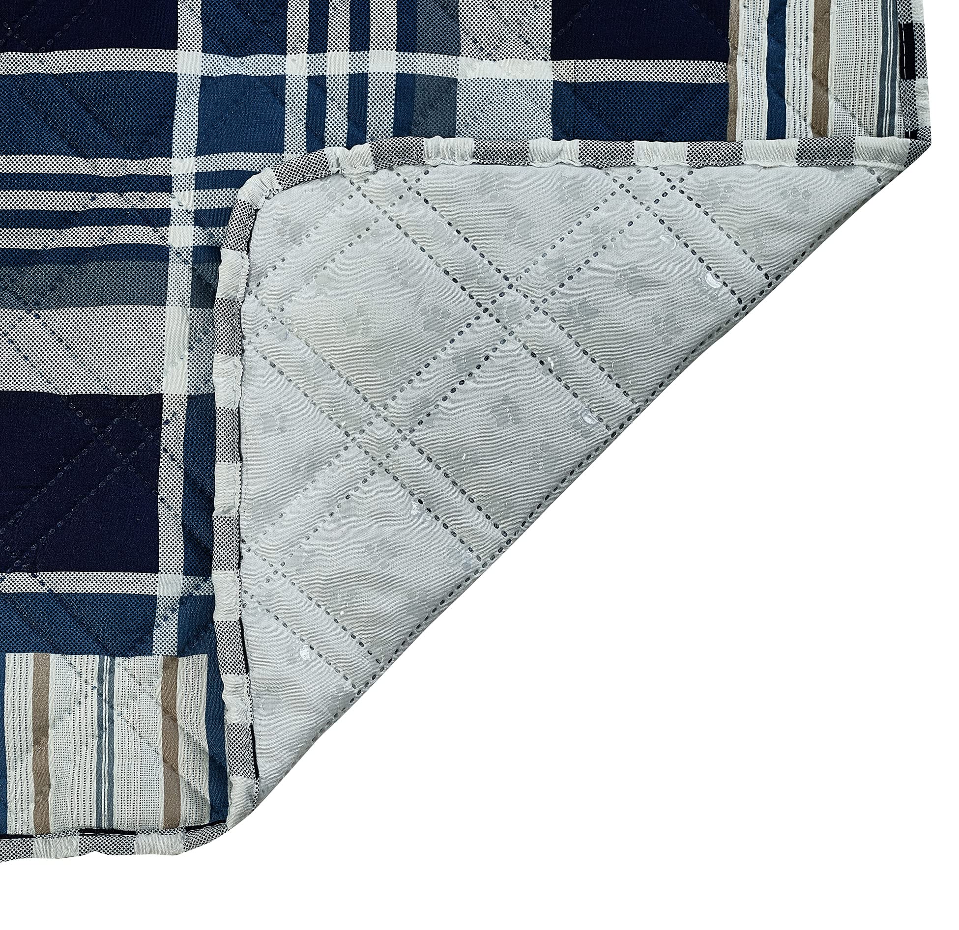 Brilliant Sunshine quilted dog bed three-sided bolster creates calming space
