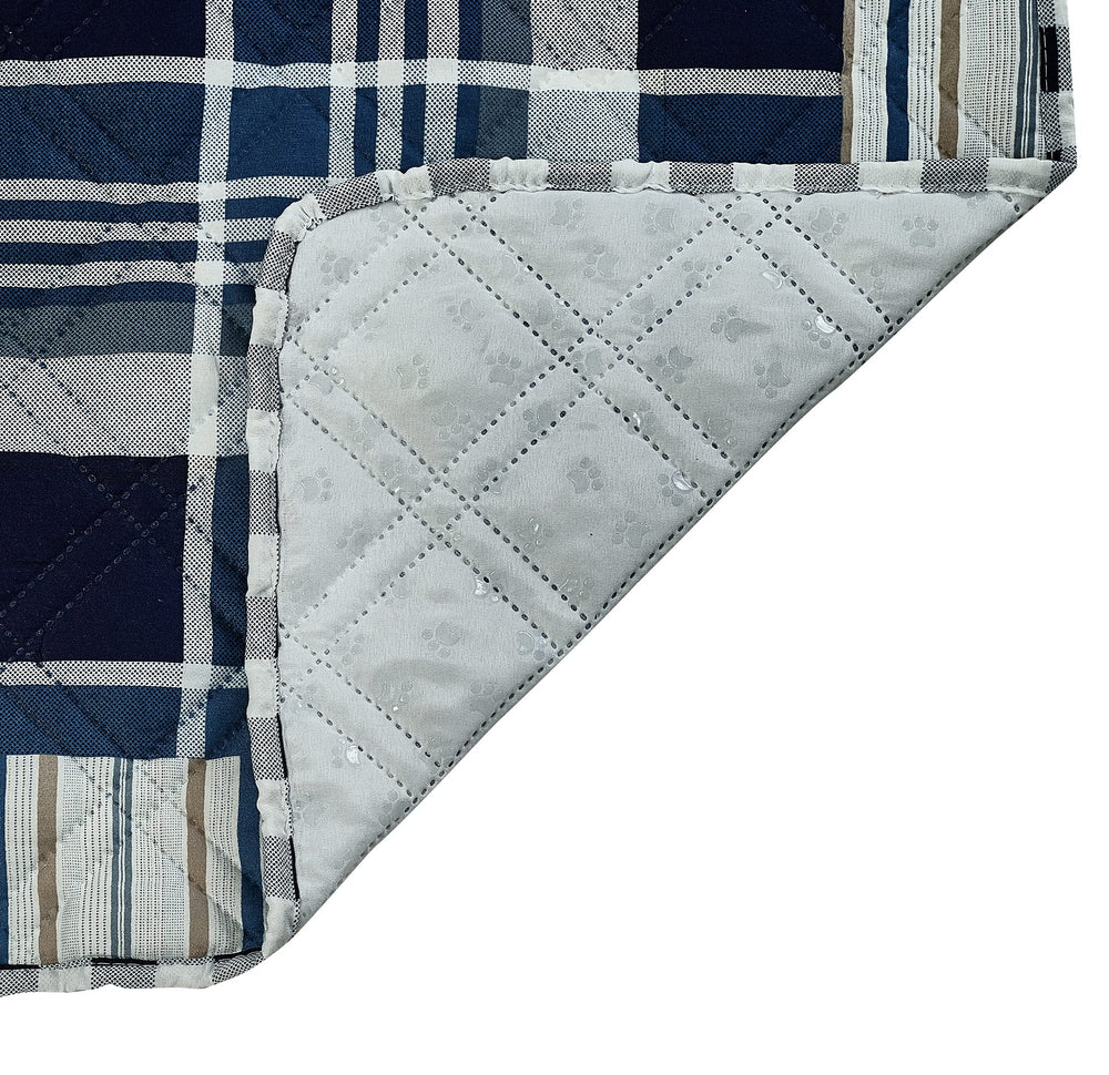 Brilliant Sunshine quilted dog bed three-sided bolster creates calming space