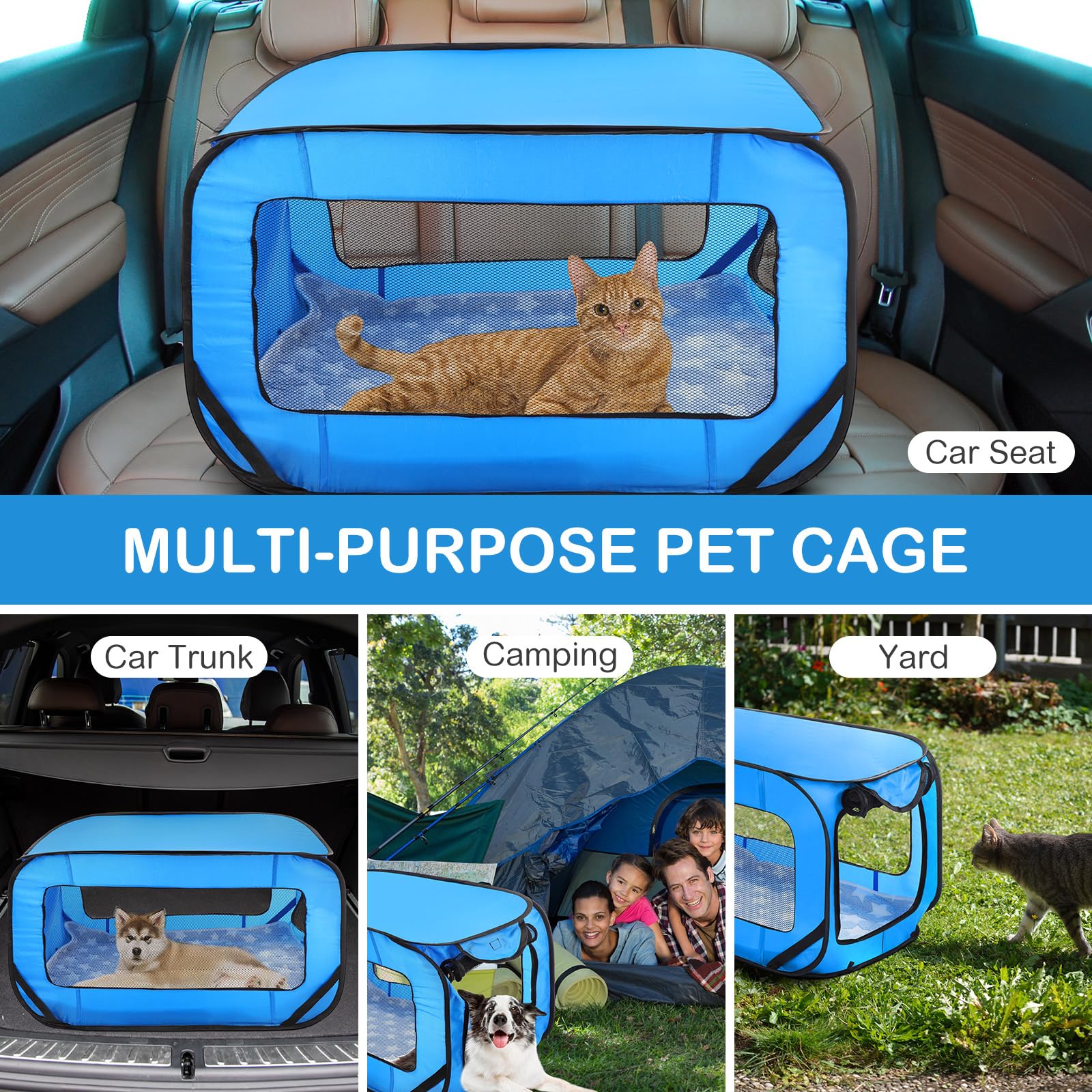 Briwooody foldable crate packs flat for easy storage and portability.