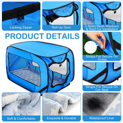 Briwooody waterproof blanket inside keeps pets dry and cozy.