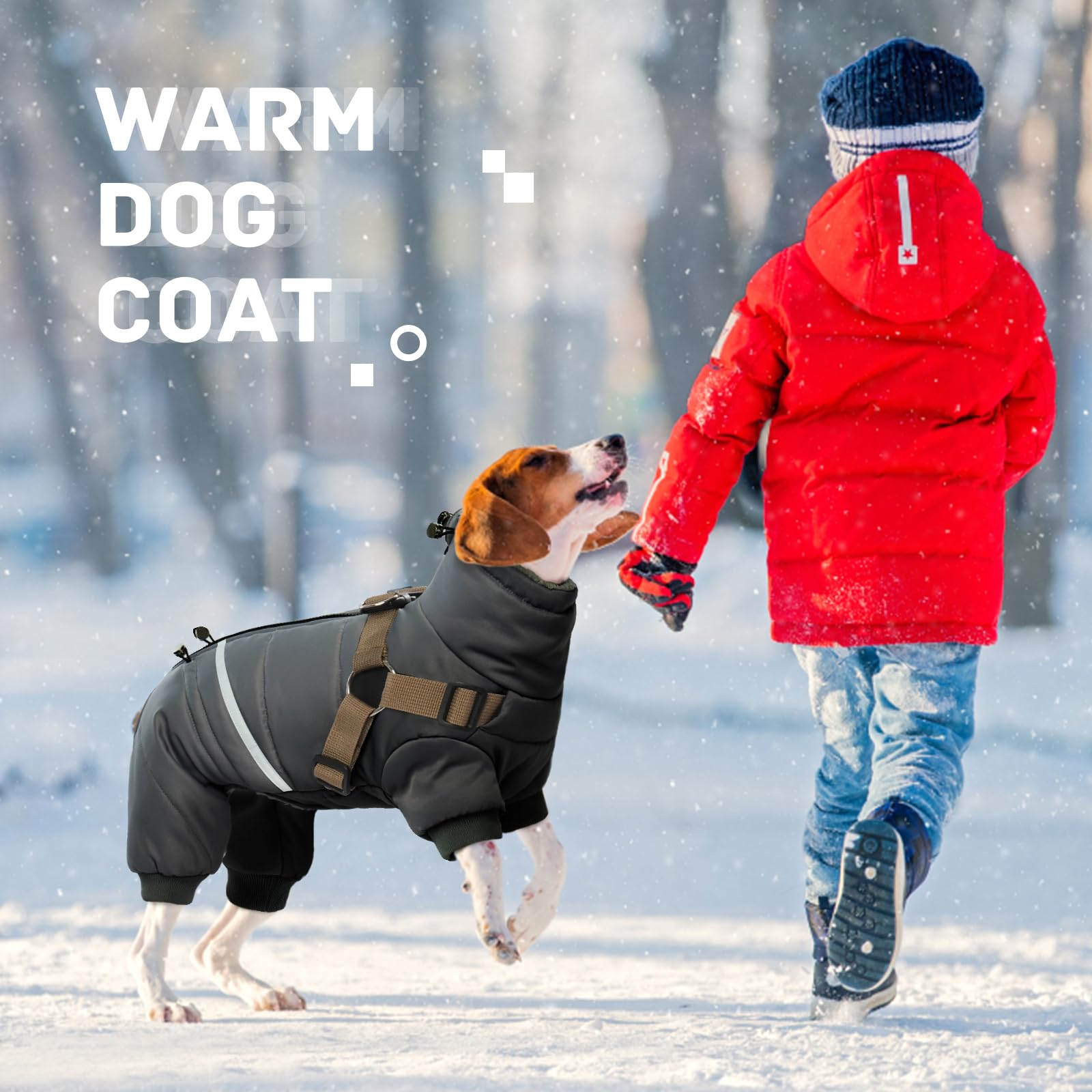 BRKURLEG built-in-harness-design simplifies leash attachment during walks
