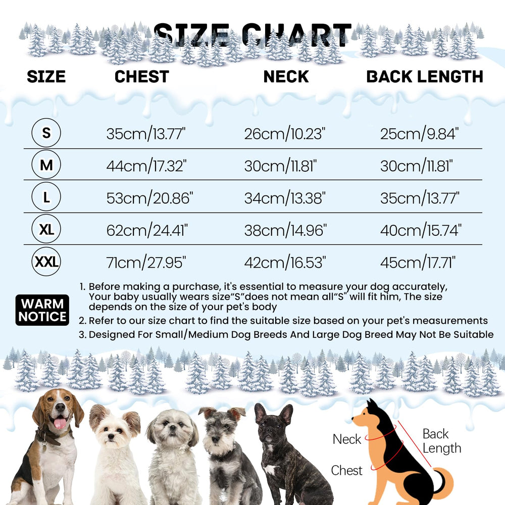 BRKURLEG inner-soft-cotton-fleece-warmth keeps dogs snug on cold days